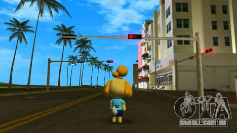 Isabelle from Animal Crossing (Blue) para GTA Vice City