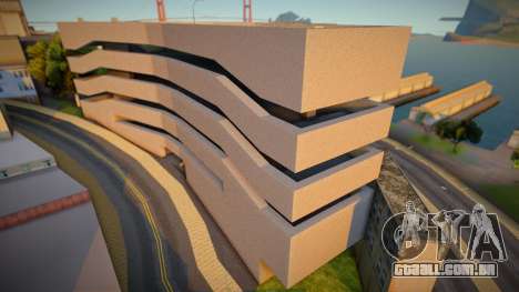 Texturas de estacionamento em San Fierro para GTA San Andreas