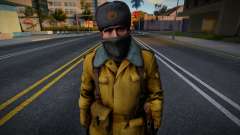 Soldado soviético em uniforme de inverno para GTA San Andreas