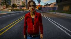Zoe (Vermelha) de Left 4 Dead para GTA San Andreas
