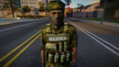 Soldado da Marinha mexicana para GTA San Andreas
