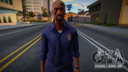 Louis de Left 4 Dead (Policial) v3 para GTA San Andreas
