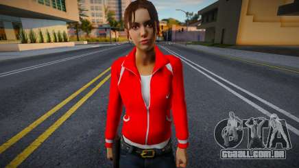 Zoe (Nike Elite Red) de Left 4 Dead para GTA San Andreas