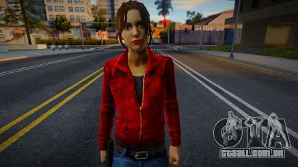 Zoe (Vermelha) de Left 4 Dead para GTA San Andreas