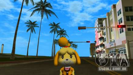Isabelle from Animal Crossing (Yellow) para GTA Vice City