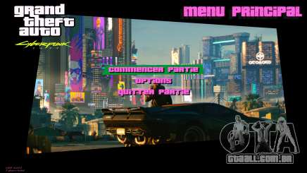 Vice City Cyberpunk 2077 Menu Mod para GTA Vice City