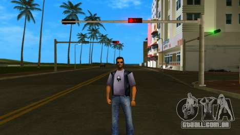 Tommy em forma de motoqueiro para GTA Vice City