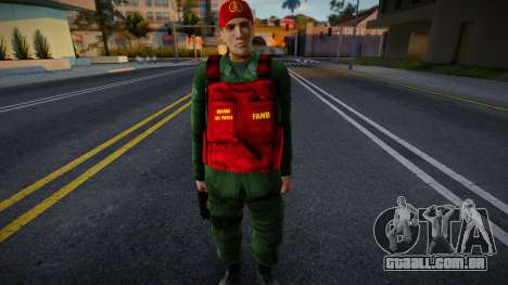 Soldado brasileiro de Guardia del Pueblo V2 para GTA San Andreas