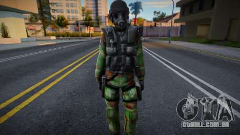 SAS (Forças Verdes Especiais) de Counter-Strike  para GTA San Andreas