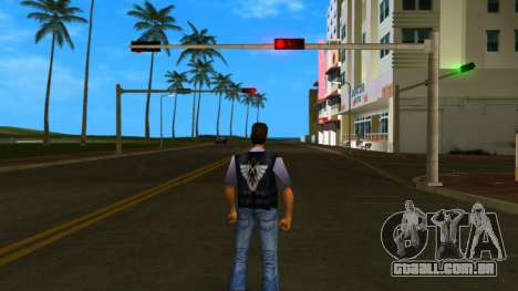 Tommy em forma de motoqueiro para GTA Vice City