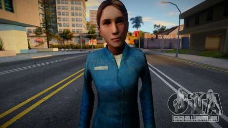 FeMale Citizen from Half-Life 2 v2 para GTA San Andreas