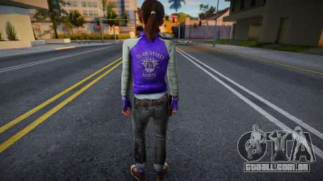Zoe (Street Saints Coat) de Left 4 Dead para GTA San Andreas