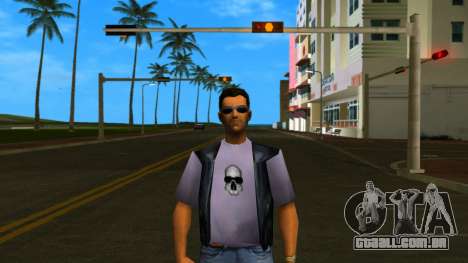 Tommy em forma de motoqueiro para GTA Vice City