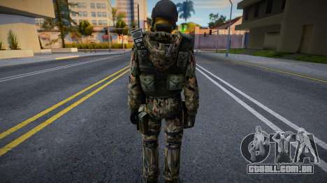 SAS (Novo Camo) da Fonte de Contra-Ataque para GTA San Andreas