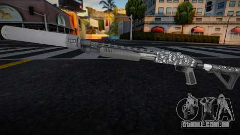 Pump Shotgun (Bones Finish) v6 para GTA San Andreas