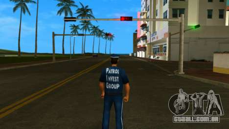 Tommy vestido como um segurança p.i.g para GTA Vice City