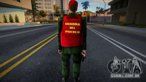 Soldado brasileiro de Guardia del Pueblo V2 para GTA San Andreas