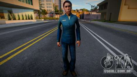 FeMale Citizen from Half-Life 2 v1 para GTA San Andreas
