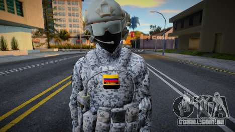 Soldado colombiano da ACOEA para GTA San Andreas