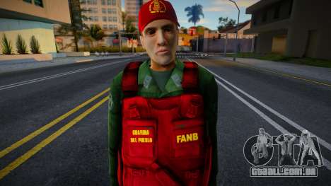 Soldado brasileiro de Guardia del Pueblo V2 para GTA San Andreas