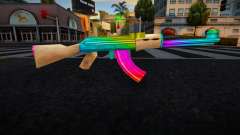 AK-47 Multicolor para GTA San Andreas