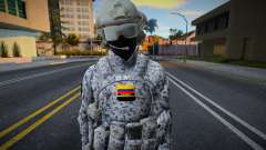 Soldado colombiano da ACOEA para GTA San Andreas