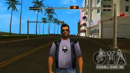 Tommy em forma de motoqueiro para GTA Vice City