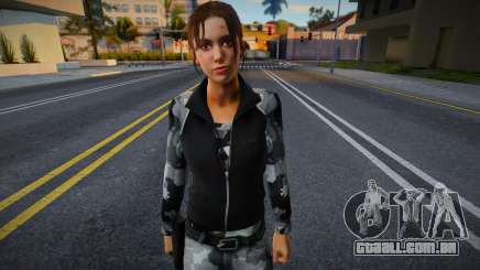 Zoe (Exército de Camo) de Left 4 Dead para GTA San Andreas