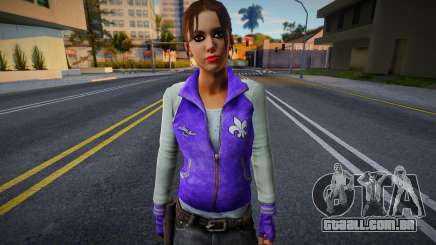 Zoe (Street Saints Coat) de Left 4 Dead para GTA San Andreas