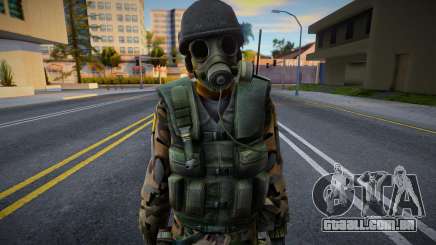 SAS (Novo Camo) da Fonte de Contra-Ataque para GTA San Andreas