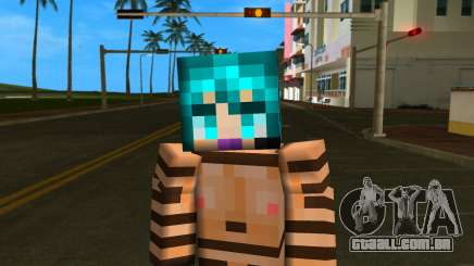 Steve Body Miku Hatsune Naked para GTA Vice City