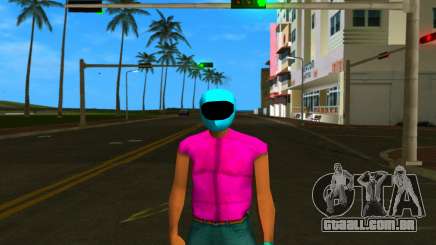 Tommy com roupas de motoqueiro completas para GTA Vice City