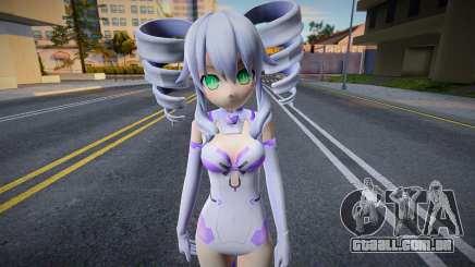 Lilac Black Sister (Custom Neptunia Skin) para GTA San Andreas