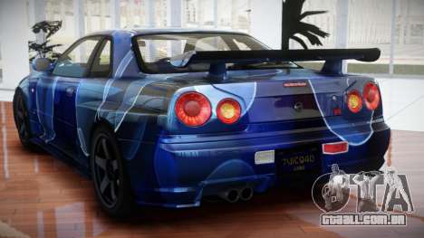 Nissan Skyline R34 GT-R V-Spec S6 para GTA 4