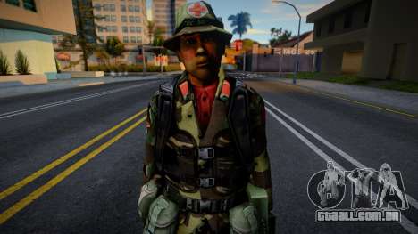 PLA militar do Battlefield 2 v3 para GTA San Andreas