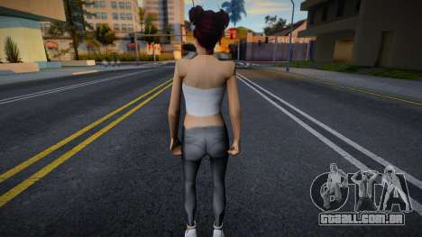 Garota à paisana v18 para GTA San Andreas