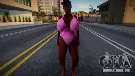 Thicc Female Mod - Swimming Outfit para GTA San Andreas