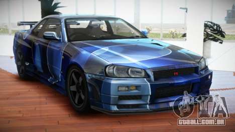 Nissan Skyline R34 GT-R V-Spec S6 para GTA 4