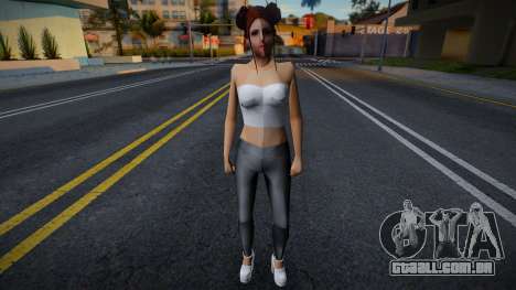 Garota à paisana v18 para GTA San Andreas