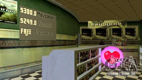 Gamestation Shop (New Worker Skin) para GTA Vice City
