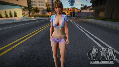 Misaki Loco Moco Vacation para GTA San Andreas