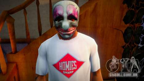 Máscara do Payday: O Assalto v2 para GTA San Andreas