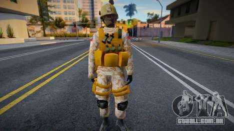 Soldado chileno do BOE para GTA San Andreas