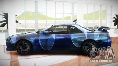 Nissan Skyline R34 GT-R V-Spec S6 para GTA 4