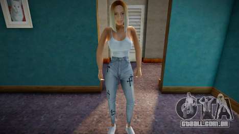 Garota com roupas casuais para GTA San Andreas