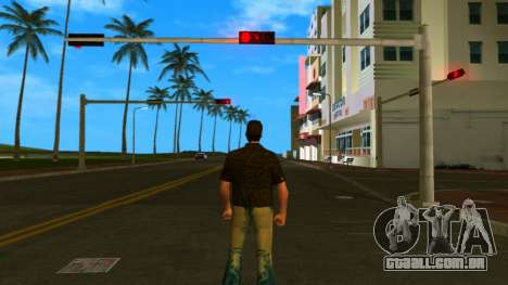 Tommy de camisa marrom para GTA Vice City