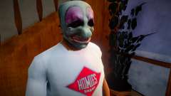 Máscara do Payday: O Assalto v2 para GTA San Andreas