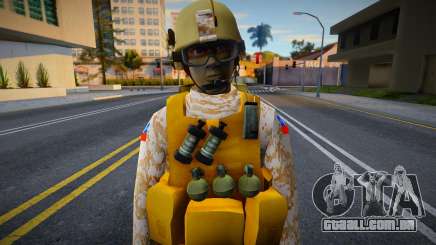 Soldado chileno do BOE para GTA San Andreas