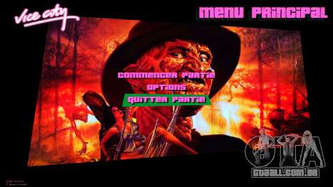 Freddy Krueger Menu para GTA Vice City