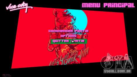 Hotline Miami Menu HD v9 para GTA Vice City